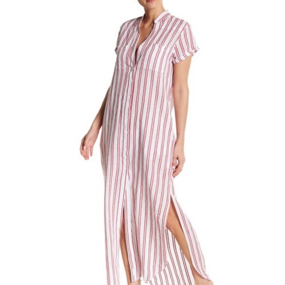 Resort style Onia XS "Kim" striped cover-up dress